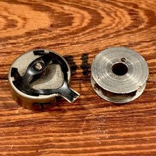 Kenmore 120 Westinghouse Type E New Home Type F Small Wishbone Bobbin Case w/ 1B