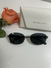 Michael Kors Monte Carlo Women's Sunglasses MK1161 Silver Oval Frame