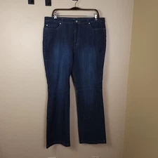  FDJ French Dressing Jeans OLIVIA Blues Straight Leg Jeans Size 16