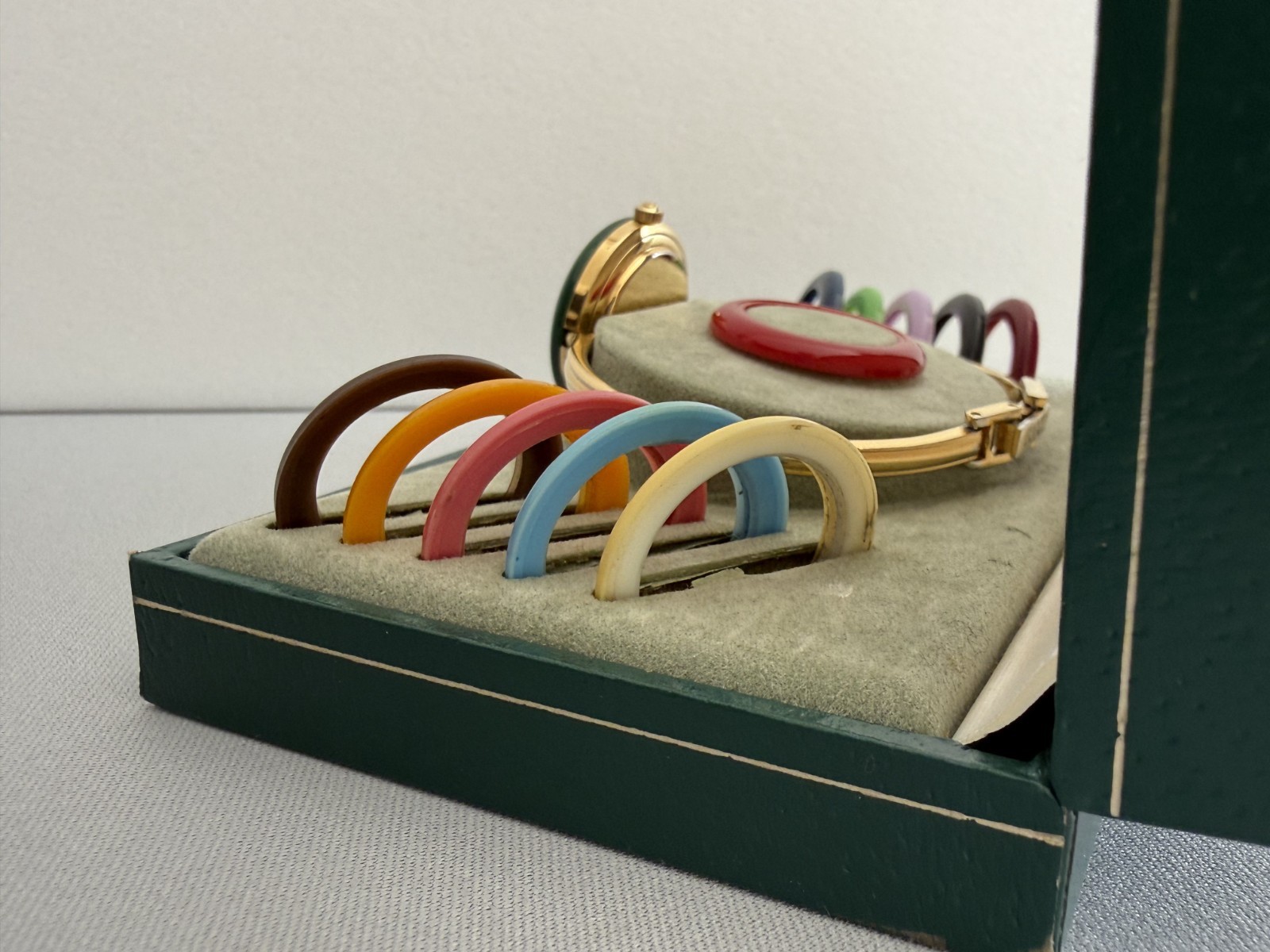 [Excellent+5] GUCCI 1100-L Change Bezel Quartz White Dial Ladies Vintage JAPAN thumbnail 22