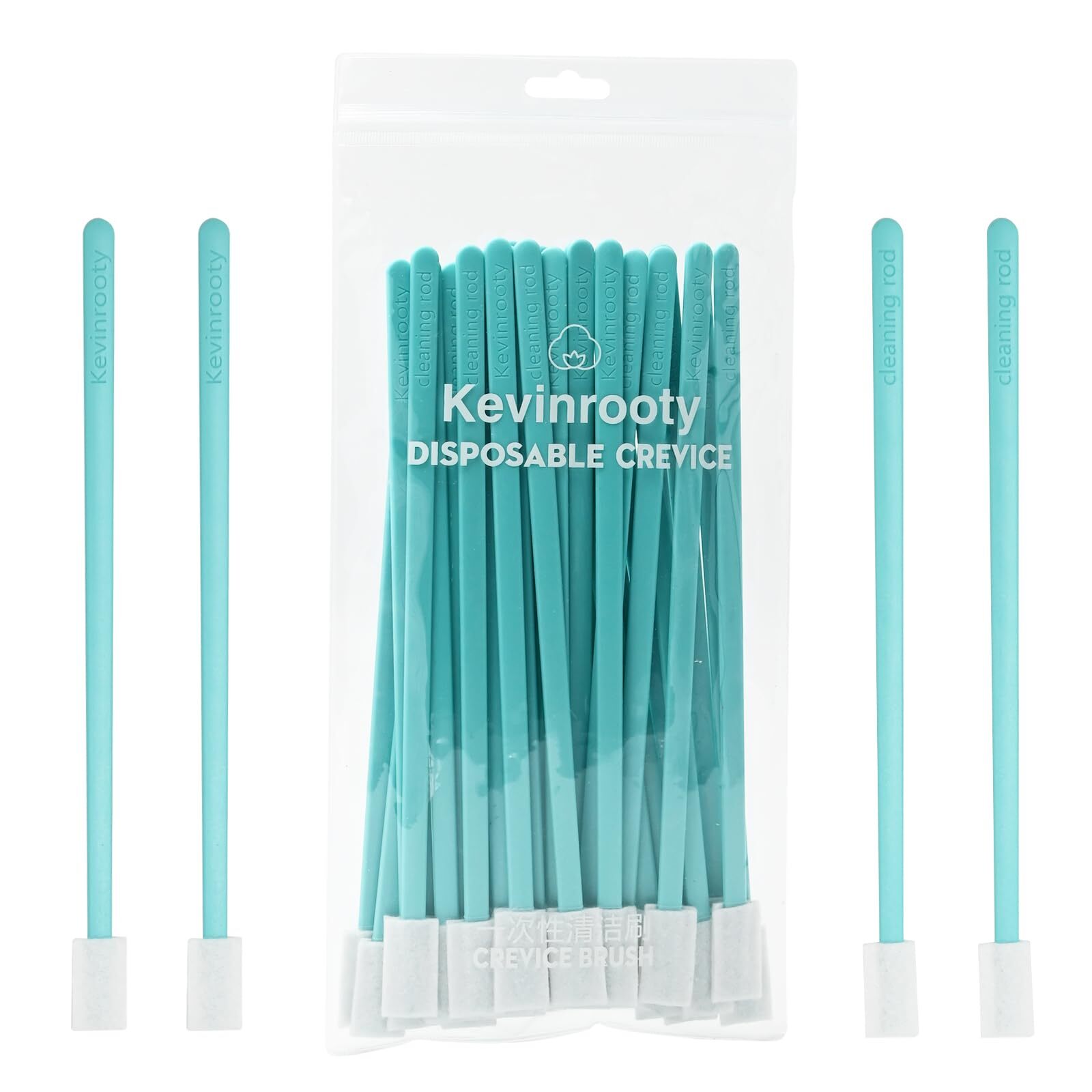 30PCS Disposable Crevice Cleaning Brush Tool kit, Disposable Toilet Brush, Di...