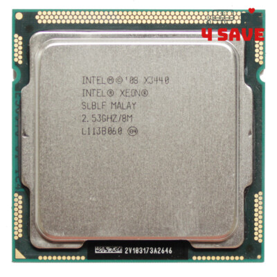 Intel Xeon X3440 SLBLF 2.53GHz 8MB Quad Core LGA 1156 Server Processor CPU 95W
