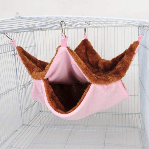 Pet Hanging Hammock Hamster Ferret Squirrel Rat Nest Cage Warm House Beds Toy ∂ - Bild 8 von 16