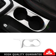 Central Console Water Cup Cover Trim For Hyundai Elantra 16-2020 Silver Titanium