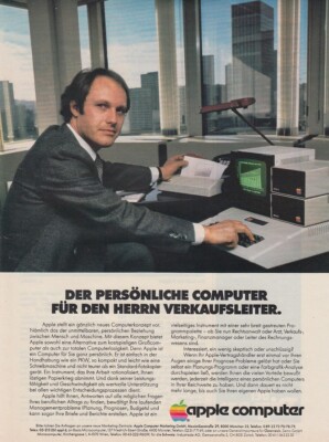 Apple Computer - Reklame Werbeanzeige Original-Werbung 1981 (2)