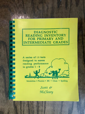 Diagnostic Reading Inventory for Primary and Intermediate Grades (Spiral) Gr 1-8