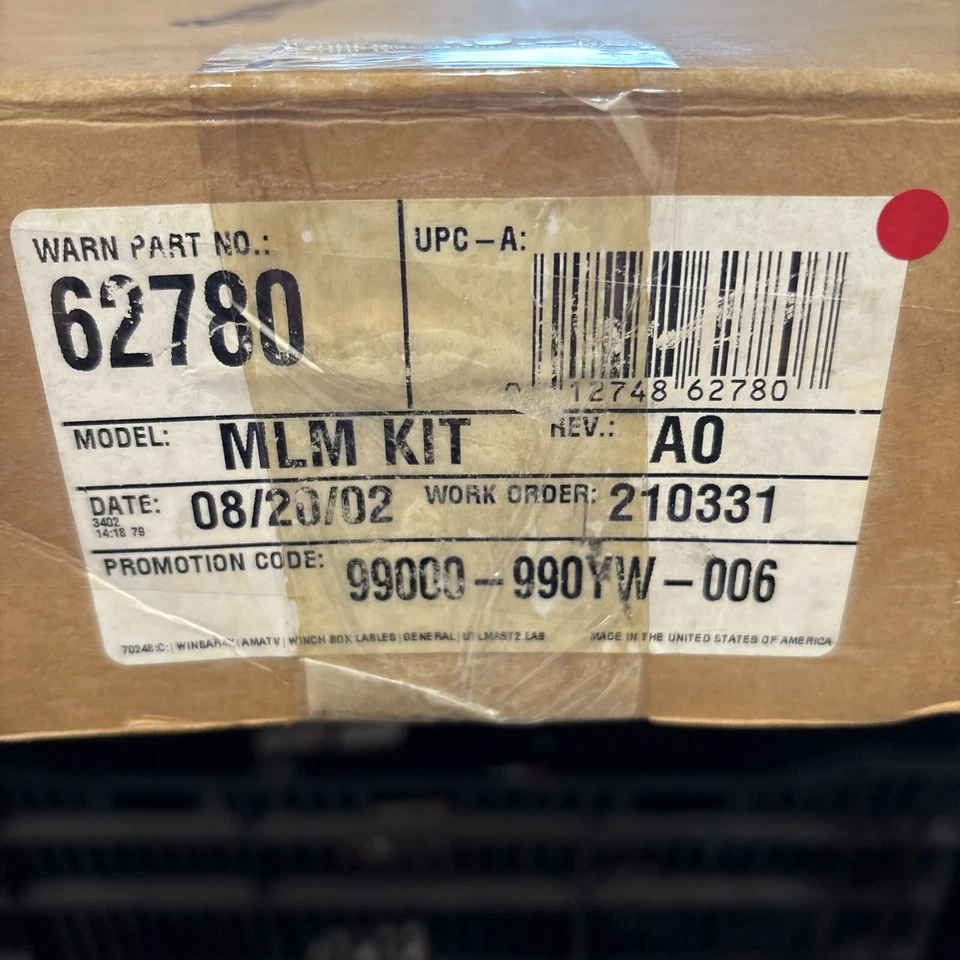 S52 99000-990yw-006 Warn Suzuki Eiger 400 Plow Manual Lift - Image 4 of 4