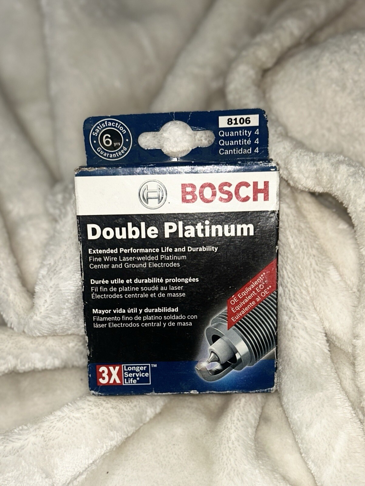 BOSCH DOUBLE PLATINUM  QTY: 4