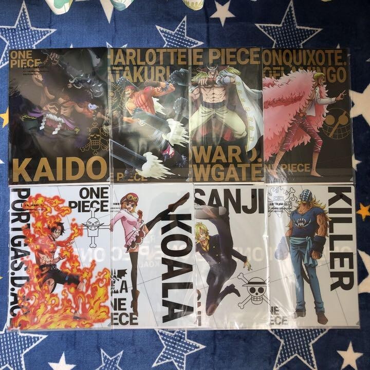 RARE ONE PIECE Ichiban Kuji 2020 Clear File Folder ALL SET EXPRESS from ...