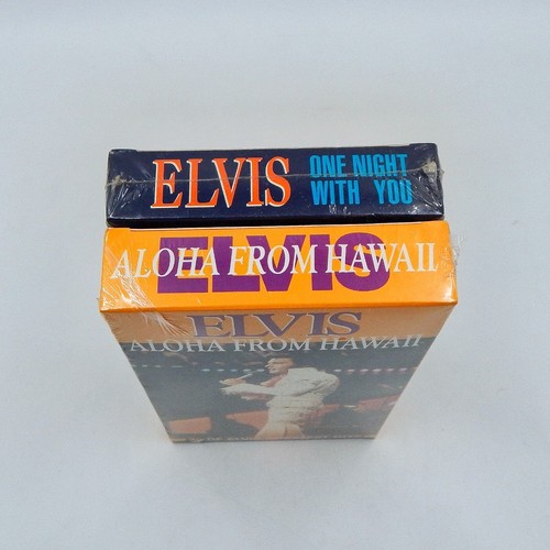 Elvis Presley One Night With You (1995) And Aloha From Hawaii (1991) VHS Sealed - Imagen 6 de 6