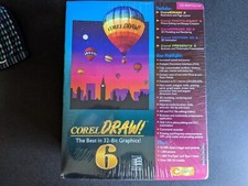 Corel Draw. The Best In 32 Bit Graphics 6 CD-ROM Windows 95. NEW FACTORY SEALED