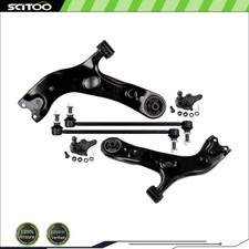 For 06-18 Toyota RAV4 Front Lower Control Arm w Ball Joints Sway Bar Ball Joints