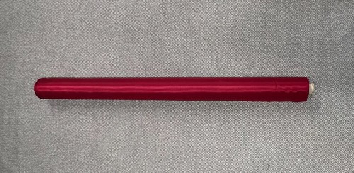 Deep Red Silk Satin Blend Fabric – Lightweight & Glossy, 45” Wide - Picture 2 of 2