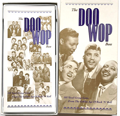 DOO WOP, R&B レコードお得な9枚セット‼️ THE DOO WOP BOX SET 4 COMPACT DISCS & BOOK RHINO 101 CLASSICS