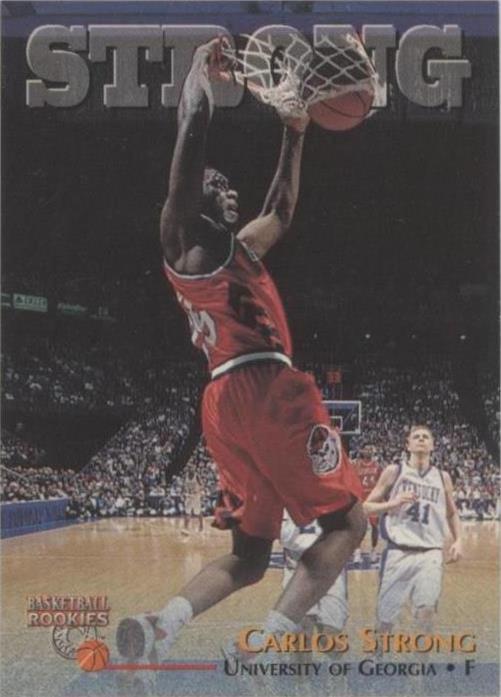 1996 Score Board Basketball Rookies - Carlos Strong #58 - 1 of 2