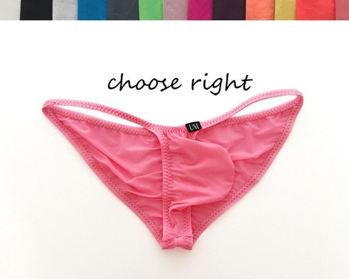Men's Sexy Ultrathin Underwear Panties Mini Briefs Bikini Underpants Ice silk 29 - Picture 6 of 23
