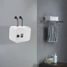 6L 1500W 110V Storage Electric Water Heater Top Outlet Compact Hot Water Heater