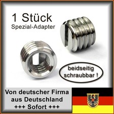 Stativgewinde Adapter 1/4" - 3/8" Innen- / Außengewinde Kamera Stativ randlos