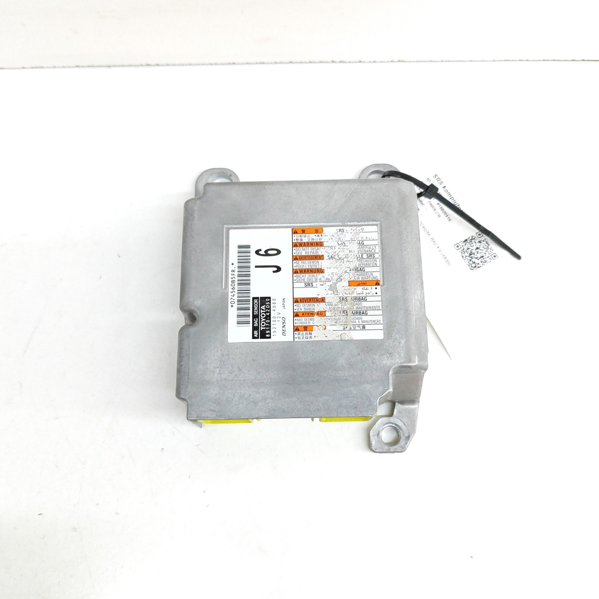 【Ａ】 TOYOTA RAV 4 XA50 SRS Control Unit 89170-42D50 152100-4560 2018