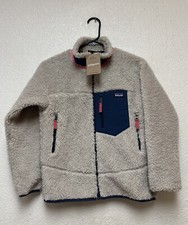 Patagonia 65625FA23 Kids Classic Retro-X Jacket Boa Fleece Stand Collar Sz M-10