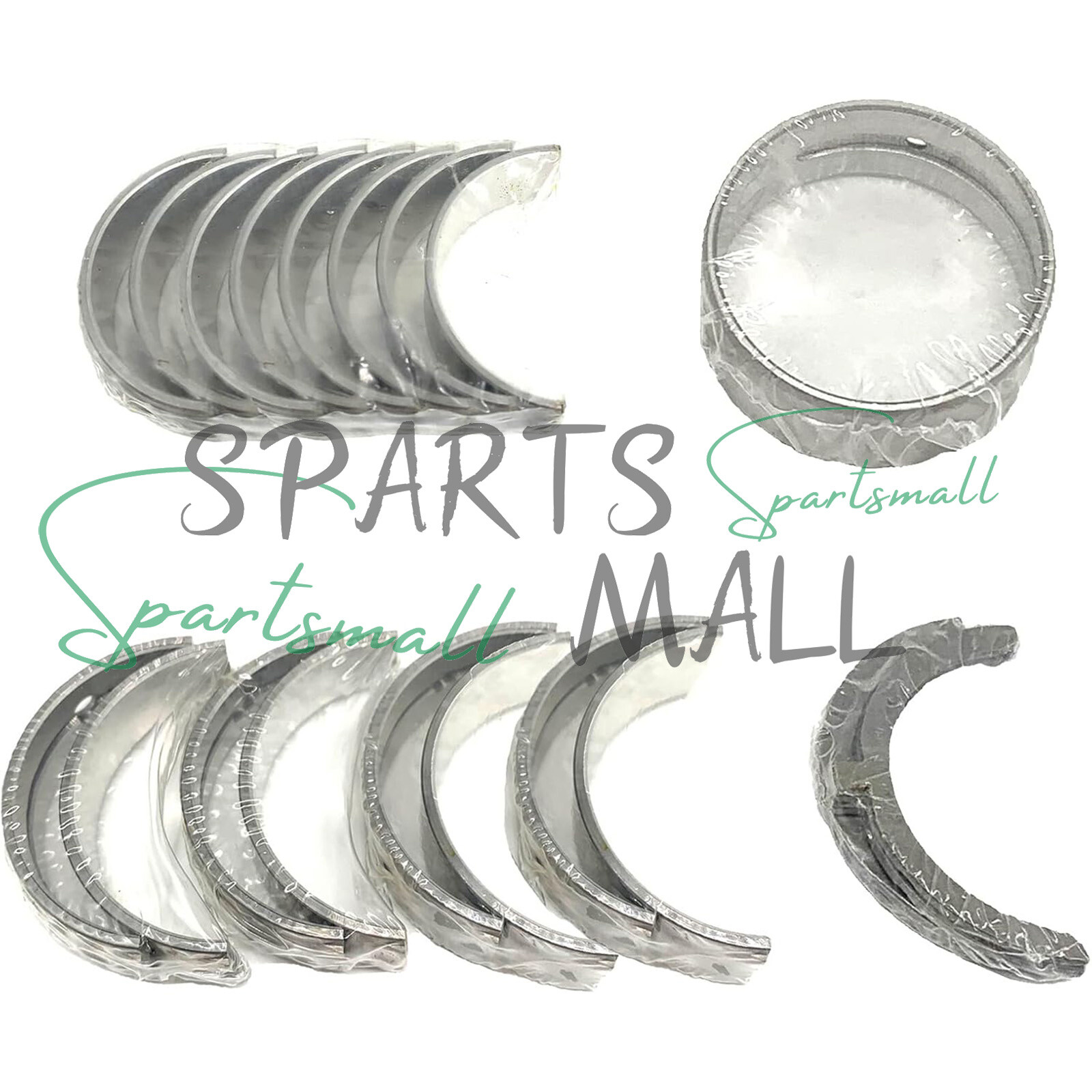 Metal Bearing Kit for KUBOTA V1200 STD Engine - Main & Con-Rod Bearings + Thrust Washers