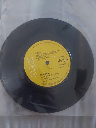 ABBA Hasta Manana 7” Single Vinyl Record 1974 RCA Victor Records Australia - Picture 2 of 4