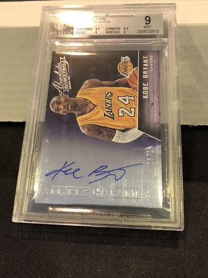 Panini Kobe Bryant コービー 直筆サインカード AUTO KOBE BRYANT 2013-14 Gold Standard Mother Lode Auto #18/25