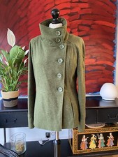 Khaki Green Wool Jacket Women’s Size 8