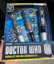 DOCTOR WHO Personalise Your Sonic Screwdriver Set NEW NIB DR WHO Sealed Box 