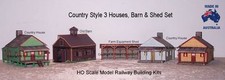Houses Barn Equipment Shed 5 Buildings Model Railway Building Kit 1:87 3HBS1