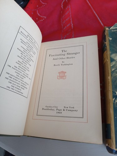 Vintage Booth Tarkington Book Lot of Two (SEE DESCRIPTION) - Picture 2 of 5
