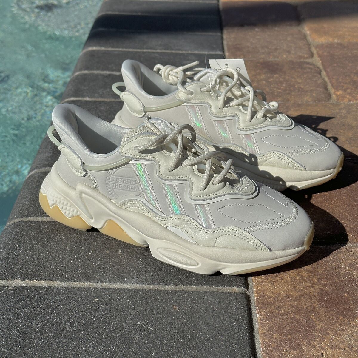 Adidas Originals Ozweego Off White Gum Women's Athletic Adidas Originals Ozweego Off White Gum Women's Athletic