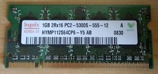 Hynix 1GB PC2-5300 DDR2-667Mhz PC-5300 MEMORY non-ECC CL5 200-Pin SoDimm