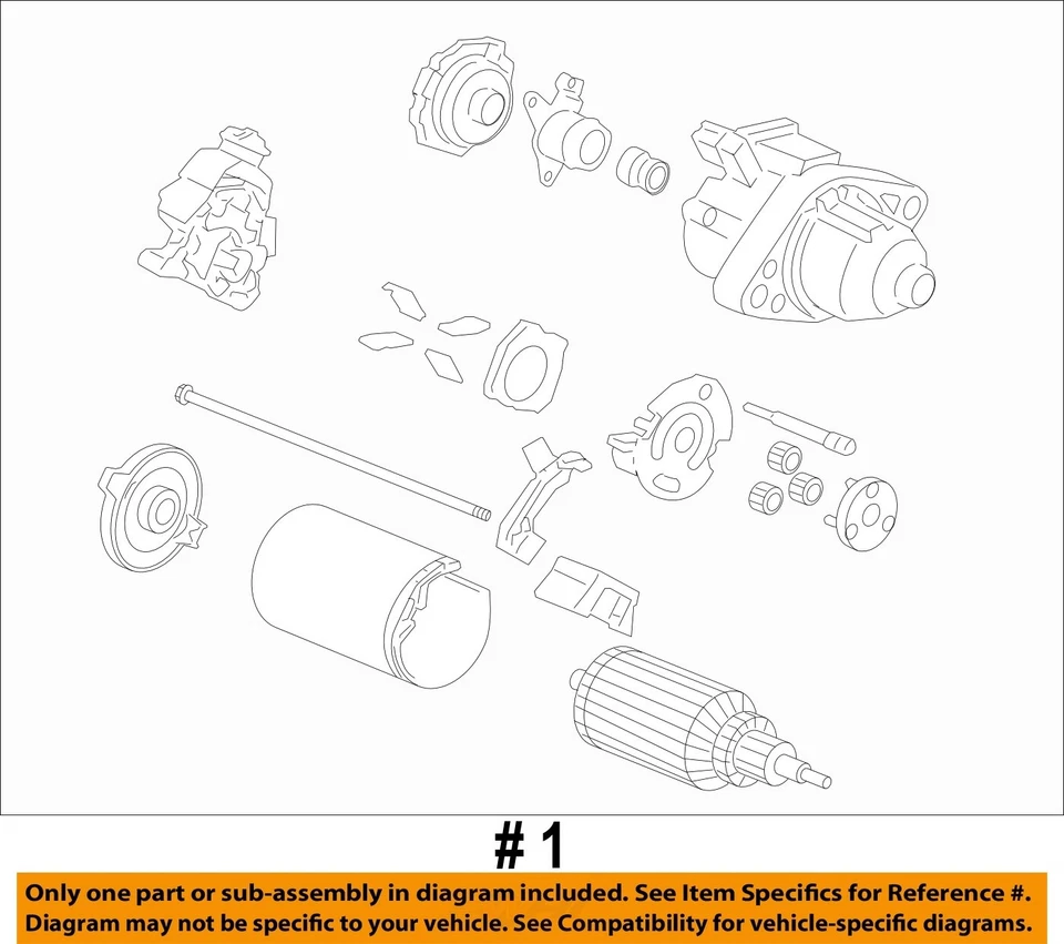 Motor de arranque usado se adapta a: Acura Rdx 2010 2,3 grado A Foto 4 de 4