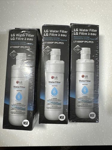 LG LT1000P/PC/PCS Refrigerator Water Filters  Cartridge NEW 3 Sealed