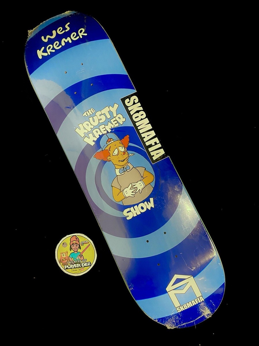 RARE Sk8mafia The Simpsons Wes Kremer Skateboard Deck Pimpsuns