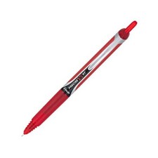 Pilot Lot/5 Precise V5 RT Retractable Ball Pen 0.5mm X-Fine Red Office School