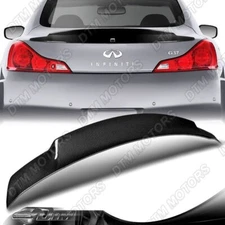 For 08-13 Infiniti G37 Coupe/2DR PSM-Style Real Carbon Fiber Trunk Spoiler Wing