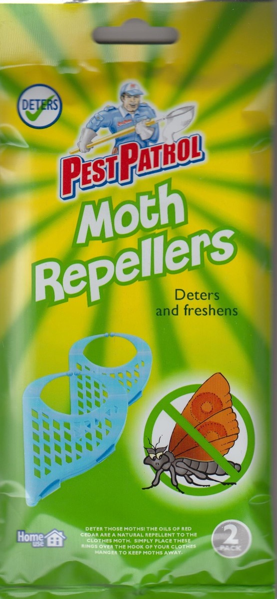 Wardrobe Moth Repellent Pest Control Pack Of Deters Freshens Red Cedar Oil