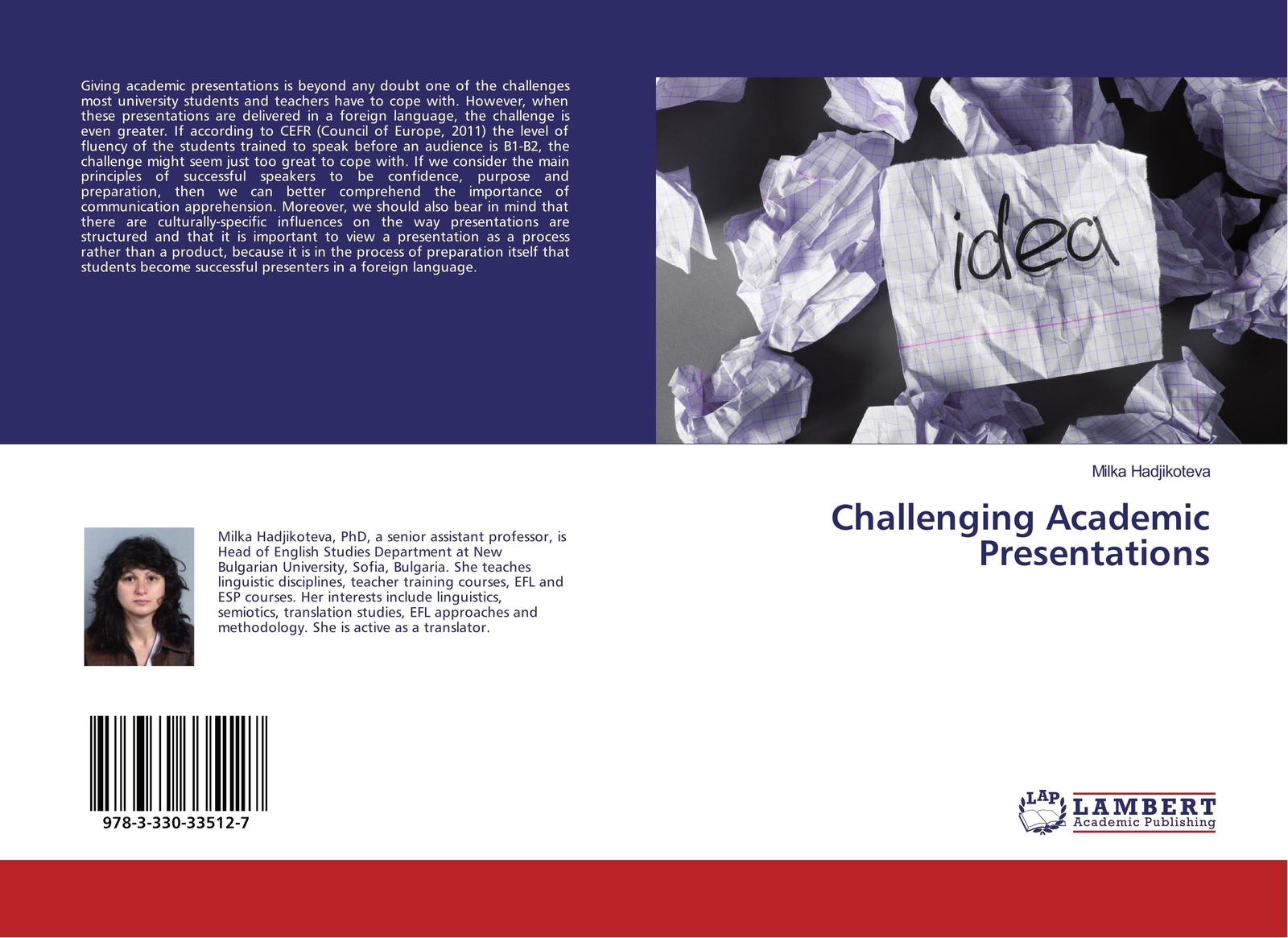 Thumbnail - Milka Hadjikoteva | Challenging Academic Presentations | Taschenbuch |