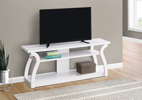 Tv Stand, 60 Inch, Console, Media Entertainment Center, Storage Shelves, Living - Picture 4 of 5