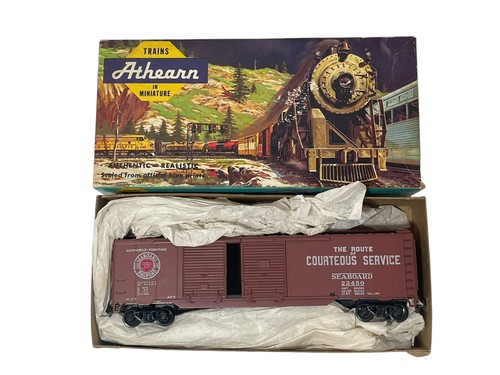Tren Athearn 5041 Sal años 70 50 ft Caja coche doble puerta Auto Car Seaboard 22450 | Zustand: Used