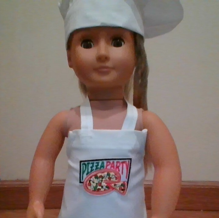NEW GENERATION DOLL CLOTHES PIZZA APRON CHEF HAT FITS 18 INCH DOLLS eBay