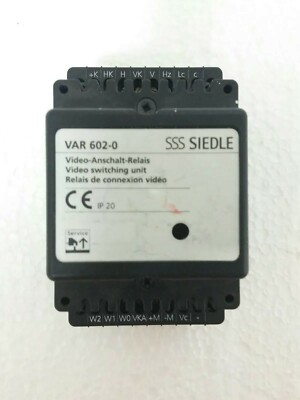 SSS Siedle VAR 602-0 Video Switching Unit IP20 READ NOTES FREE SHIPPING