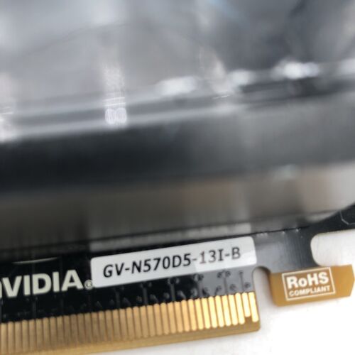 USED NVIDIA.GeFORCE GTX 570 GRAPHICS CARD GV-N570D5-13I-B READ C - Afbeelding 5 van 13