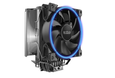 PCCOOLER GI-X6 CPU-Kühler, 120mm Lüfter Blau, 160W TDP, Für Intel/AMD