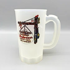 Vintage 1985 Brawley Cattle Call Chile Cookoff Budweiser Plastic BEER MUG
