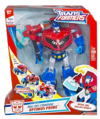 Transformers Animated Supreme Roll-Out Command Optimus Prime Rare