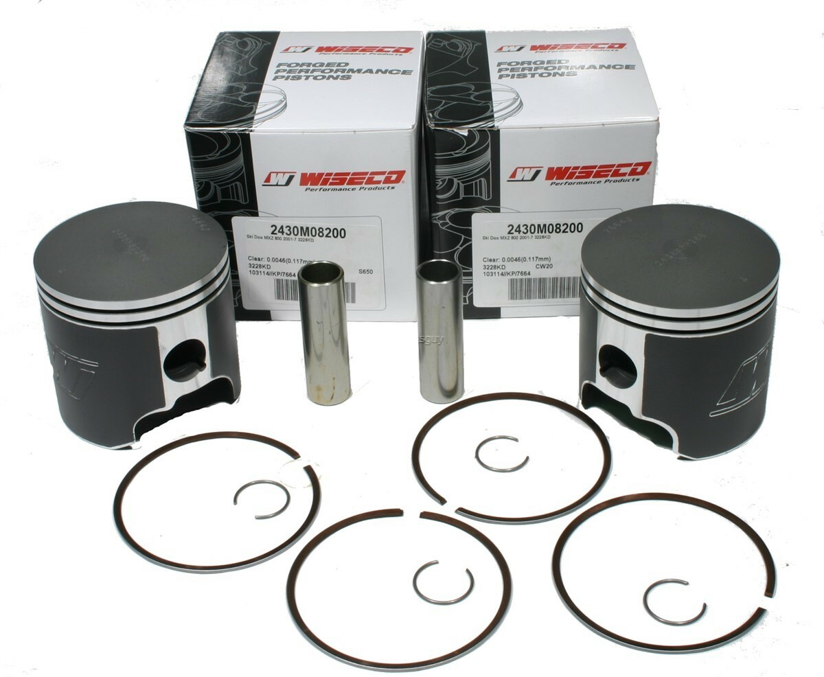 Wiseco 2465M08200 Ski Doo 850 E-TEC 2017-2018 Piston Kit main image 1