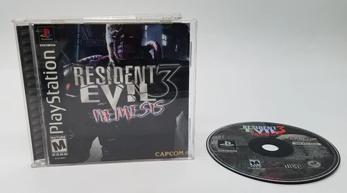 Resident Evil 3: Nemesis PS1 PlayStation 1 CIB Complete Horror Black Label RE3